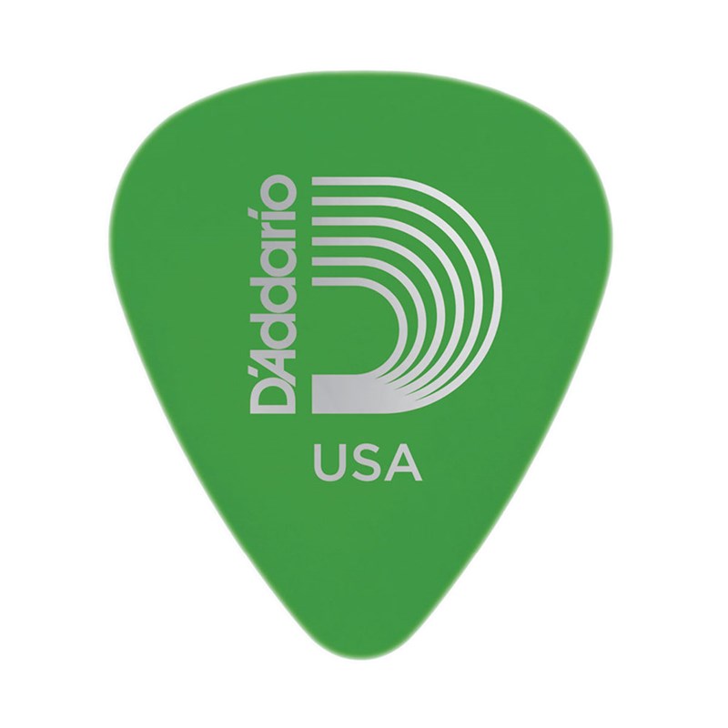 D'addario Planet Waves 1DGN4 Duralin Standard Guitar Picks Medium 0.85mm Green